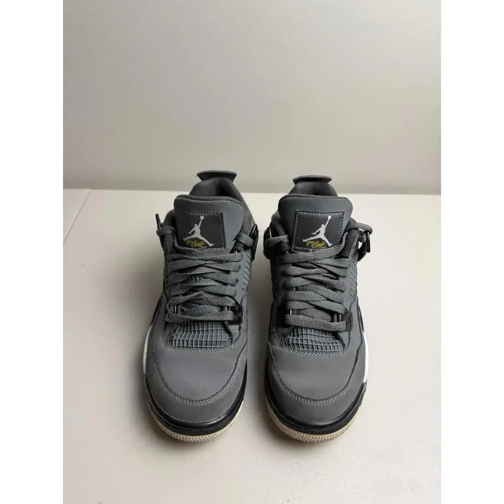 Jordan Retro 4 Grey Sneakers‎ Youth Size 5.5Y